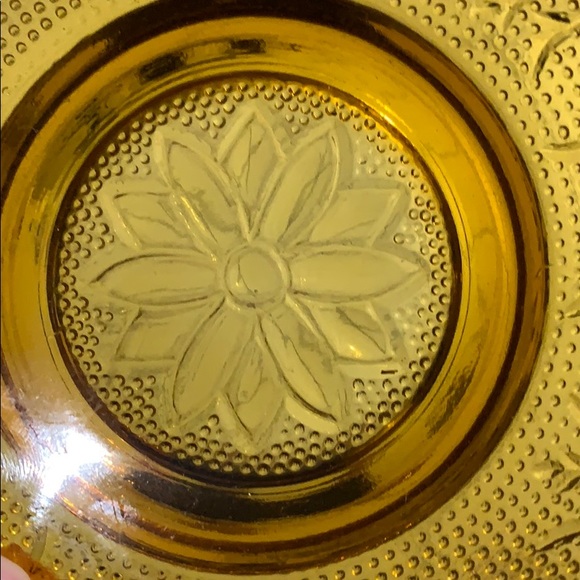 Vintage Tierra Amber glass small candy dish - Picture 7 of 10